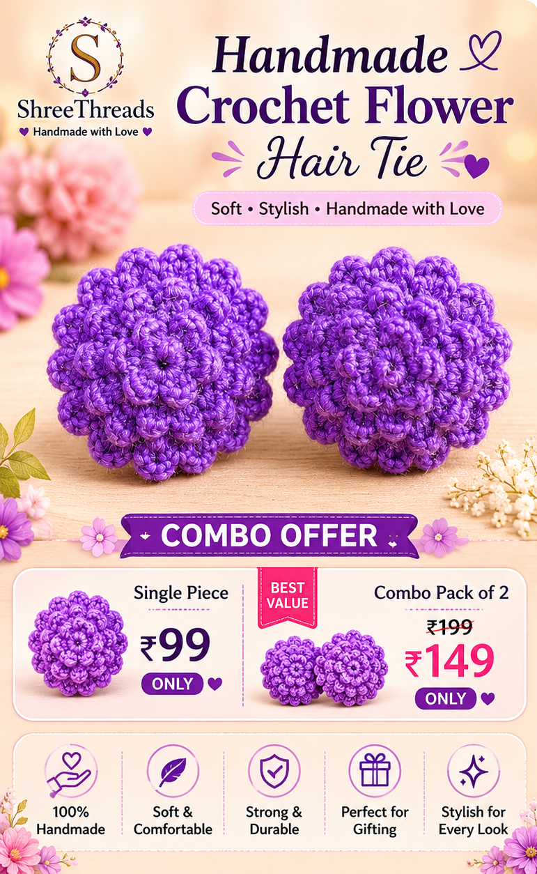 purple blossom scrunchie purple blossom scrunchie