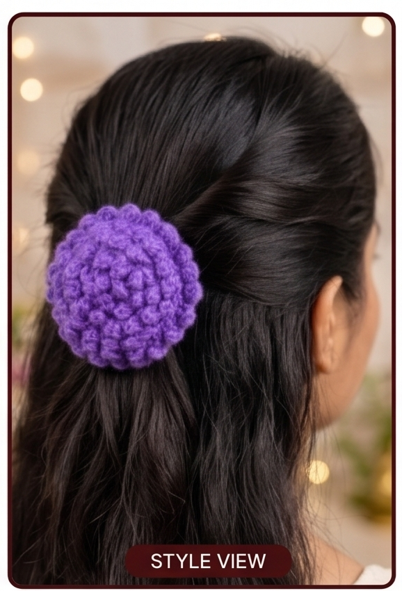 purple blossom scrunchie purple blossom scrunchie