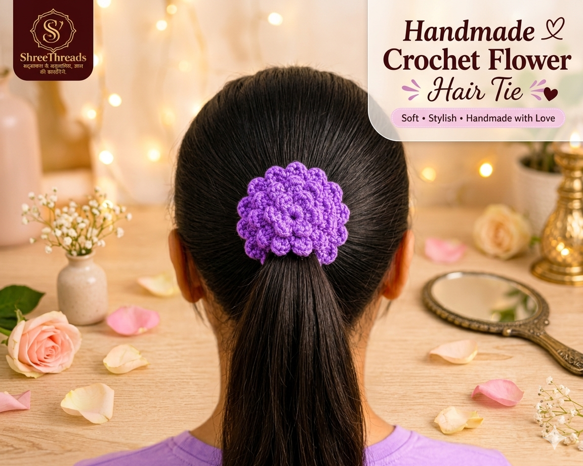 purple blossom scrunchie purple blossom scrunchie